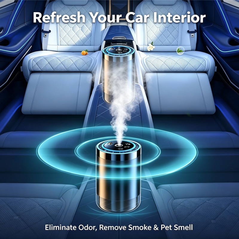 سائل عطر للسيارة سعة 50 مل، إع - مراجعة Odor Eliminator Car وسعره