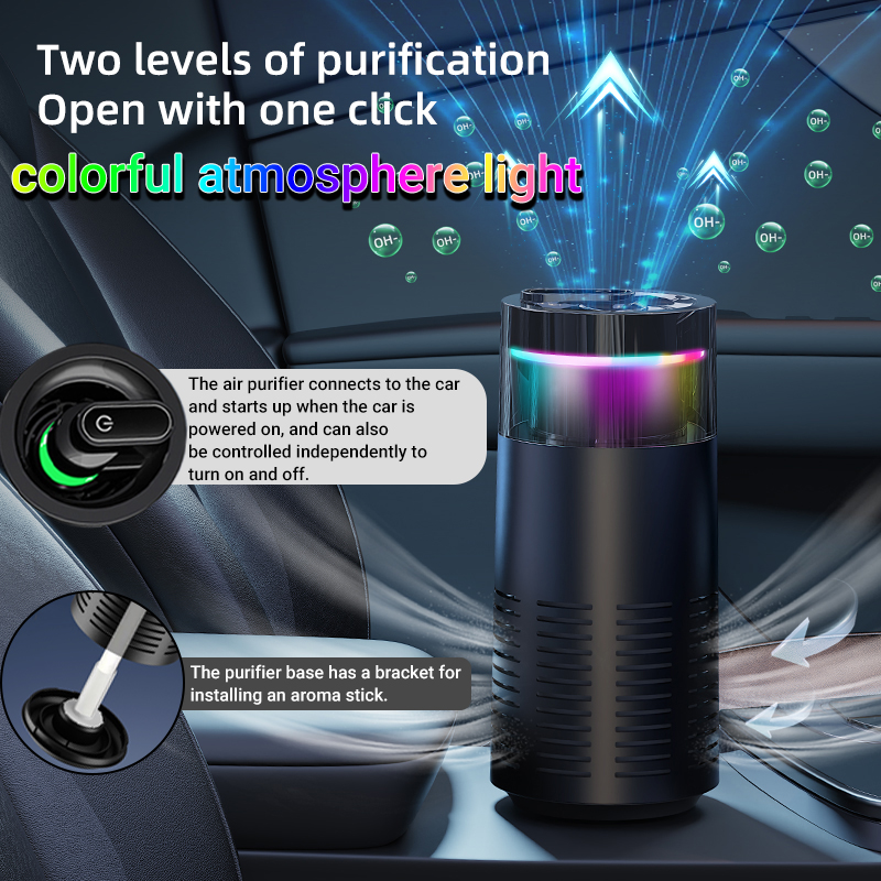 منقي هواء صغير مع أعواد عطرية، - مراجعة Odor Eliminator Car وسعره