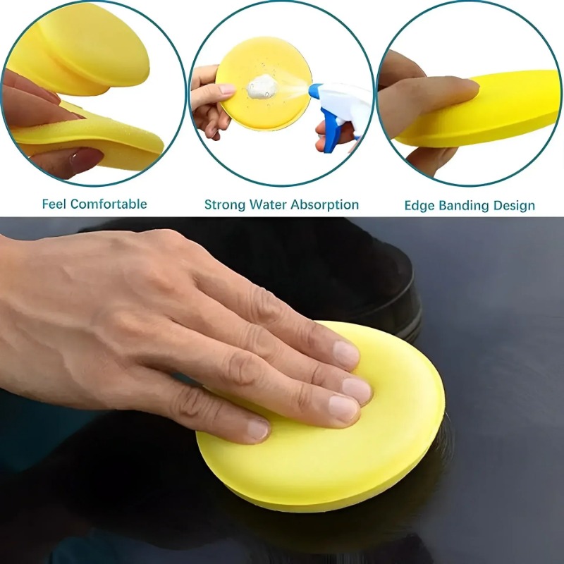 6 قطع من وسادة توزيع الشمع الر - مراجعة Wax Applicator Pad وسعره