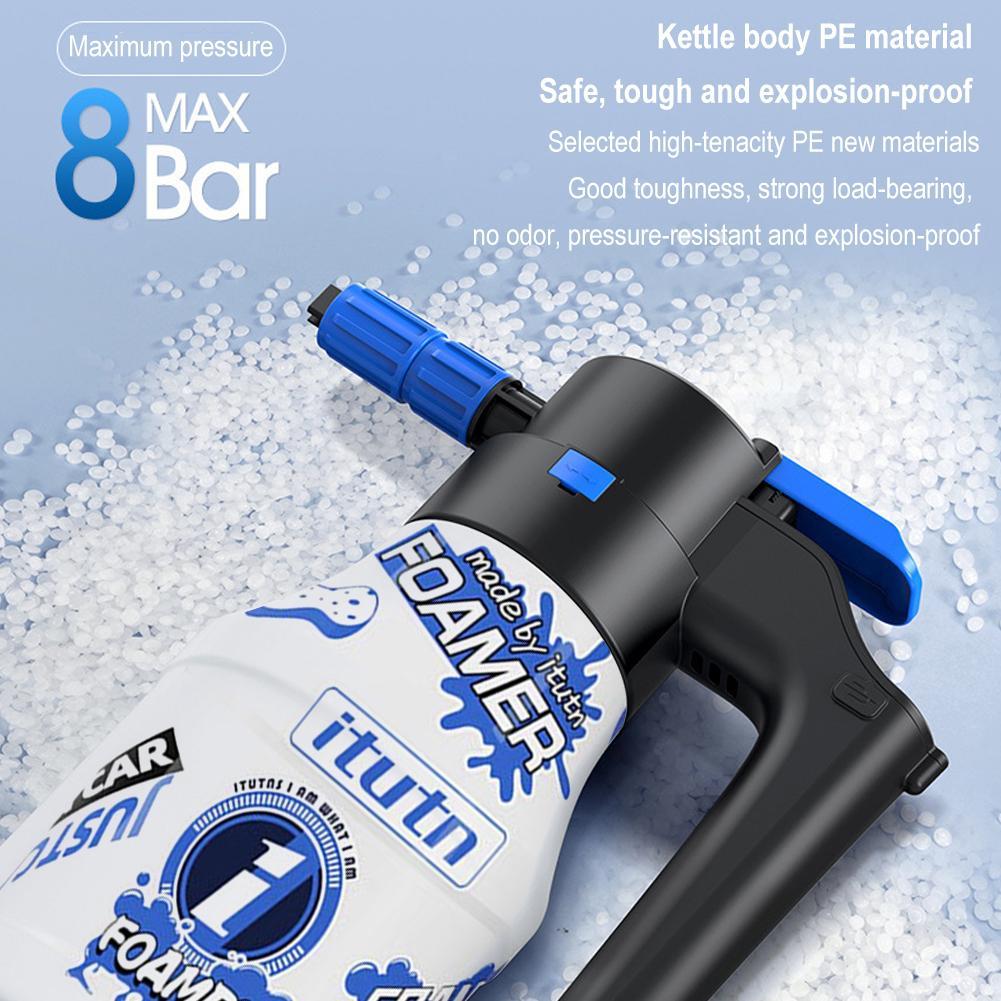 بخاخ رغوة كهربائي لغسيل السيار - مراجعة Pressure Washer Foam Gun وسعره