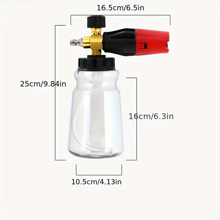 مدفع رغوة غسيل السيارات 33.8 أ - مراجعة Pressure Washer Foam Gun وسعره